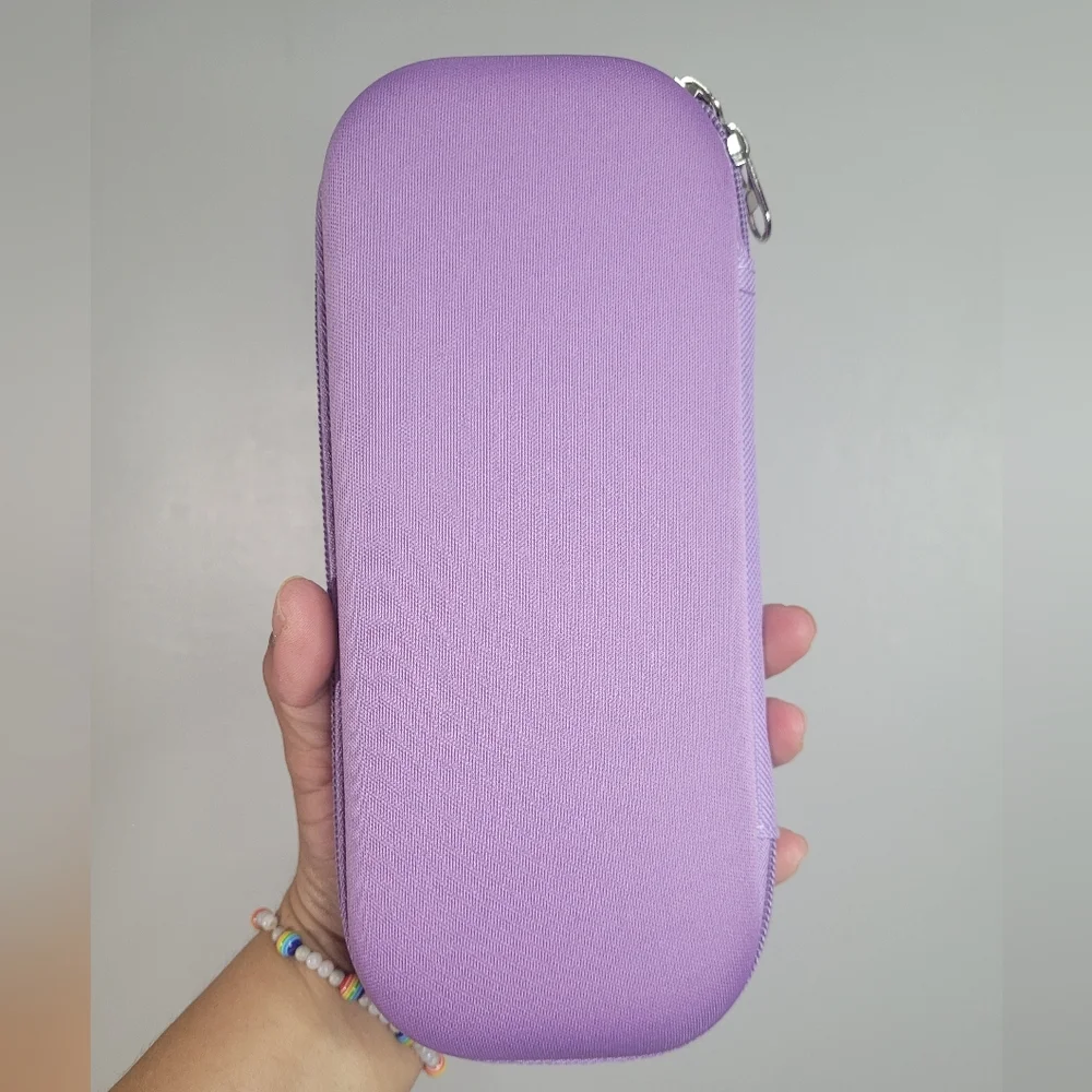 Purple Labubu Character Pencil Case. 3D